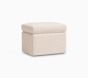 Dream Ottoman Performance Textured Chenille Oatmeal