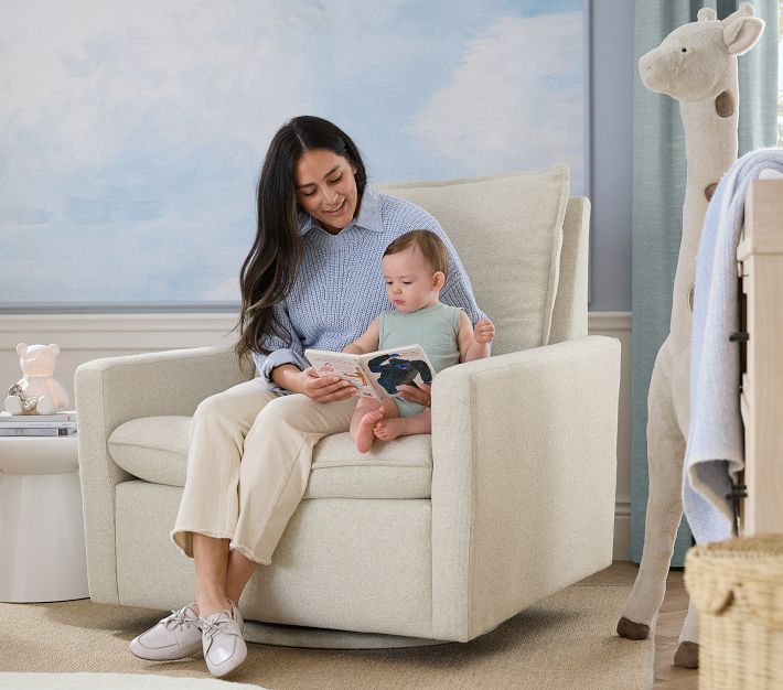 Paxton Chair and a Half Glider Chair | Pottery Barn Kids