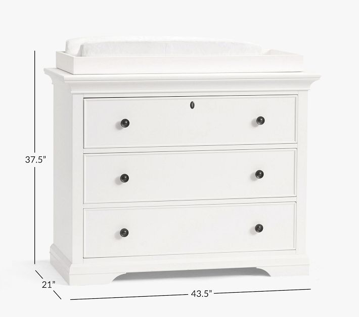 Discount pottery barn larkin changing table Free Shipping