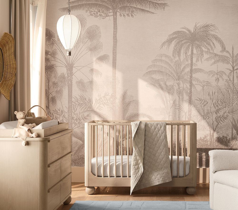 Wallpaperie Tropicale Etched Mural