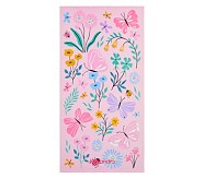 Wildflower Butterfly Kid Beach Towel