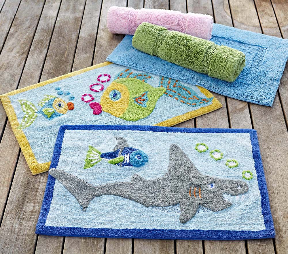 Fish Kids Bath Mat | Pottery Barn Kids