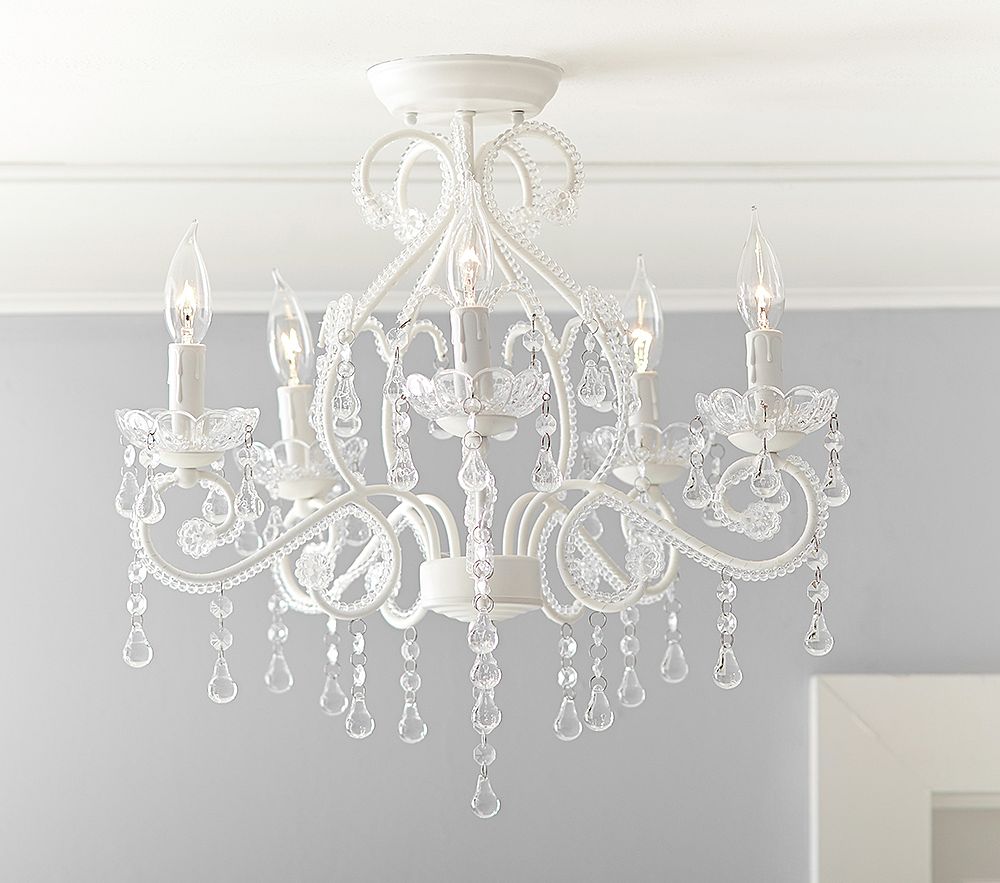 Lydia Flush Mount Chandelier (20&quot;)