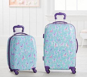 hard shell unicorn suitcase