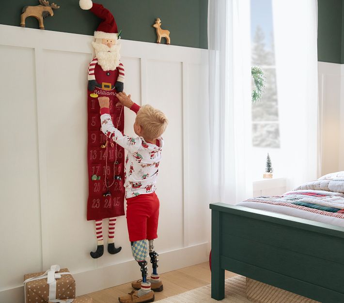 Skinny Santa Kids Advent Calendar | Pottery Barn Kids
