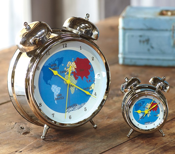 Map Retro Clocks