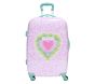 Mackenzie Pink Heart Tie Dye Hard-Sided Luggage