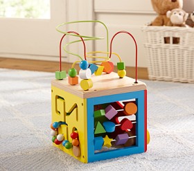 【0 ahc】ポッテリーバーンキッズ　アクティビティーテーブル+玩具箱 0 ahc様専用】ポッテリーバーンキッズ アクティビティーテーブル