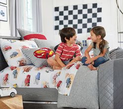 Disney and Pixar <em>Cars</em> Organic Sheet Set & Pillowcases