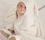 Faux Fur Bunny Baby Hooded Towel