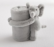 Plush Elephant Stuffed Animal and Blanket Set