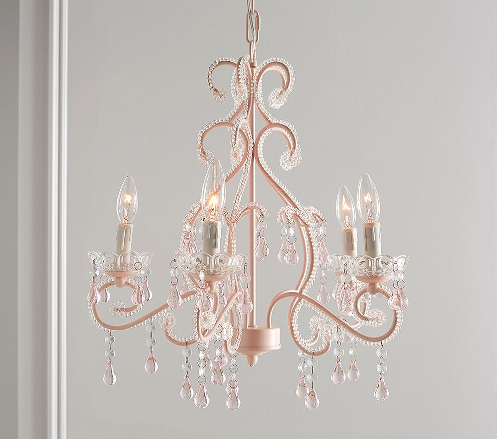 Pink Lydia Chandelier
