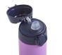 Mackenzie Insulated Water Bottle Lavender Solid Navy Trim