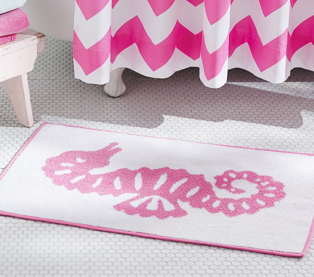 Seahorse Kids Bath Mat | Pottery Barn Kids