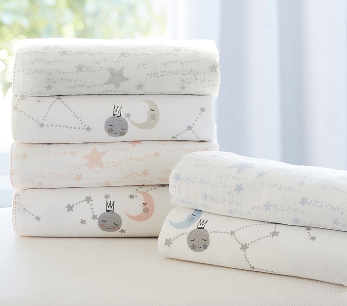 Organic Celestial Muslin Swaddle Set