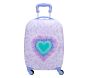 Mackenzie Lavender Heart Tie Dye Hard-Sided Luggage