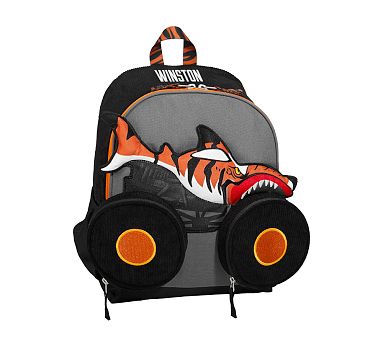 Monster Trucks Tiger Shark Critter Mackenzie Small RPET Backpack