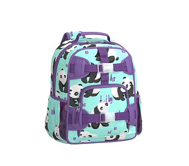 Aqua Panda Kids Backpack | Pottery Barn Kids
