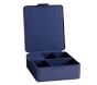 Square All-in-one Recycled Kids Bento Box, Navy