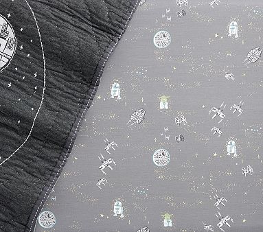Star Wars Organic Allover Sky Crib Fitted Sheet, Multi