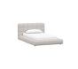 Baldwin Platform Bed Single Brushed Chenille Dove