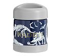 Glow-in-the-Dark Dino Bones Navy Mackenzie Insulated Hot/Cold Food Container