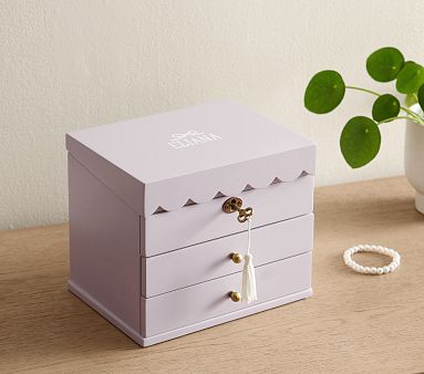 Penny Jewellery Box, Iris,  Large