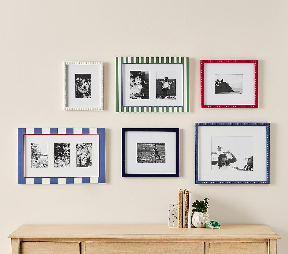 Beaded Gallery in a Box Frames, Set of 6