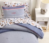 Reversible Nantucket Stripe Comforter & Shams