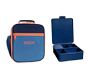 Astor Blue/Navy/Orange Lunch &amp; Bento Bundle, Set of 2