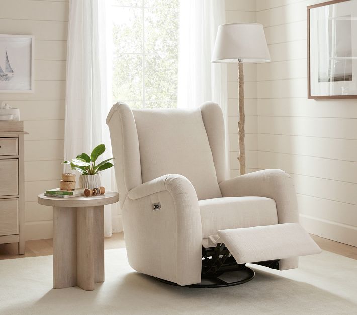Swivel Recliner Chair Nursery Glider Pottery Barn Nursery Chair