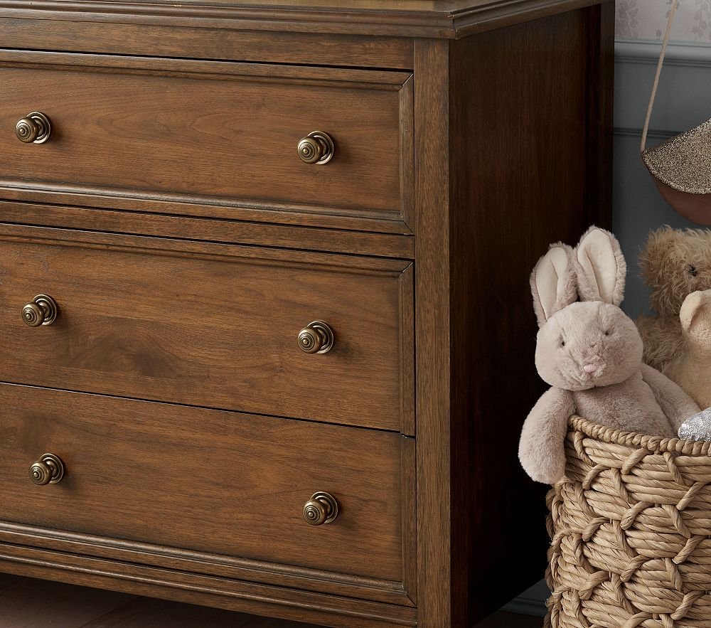 Chris Loves Julia 6-Drawer Turned Wood Dresser 56"