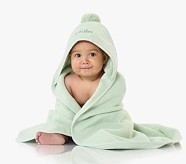 Super Soft Pom Pom Baby Hooded Towel & Washcloths