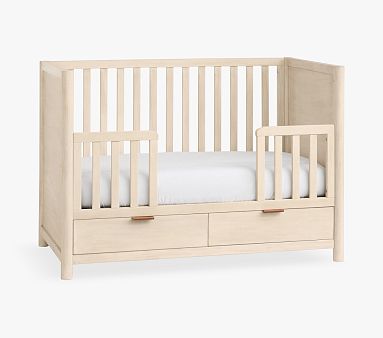 Coronado 2-in-1 Convertible Storage Crib Toddler Conversion Kit Only, Biscotti, Parcel Delivery