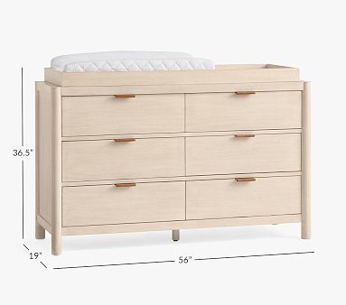 Coronado 6-Drawer Dresser & Topper Set (56w x 19d")