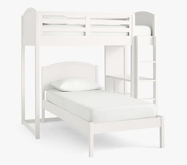 Austen Single Loft & Single Bed, Simply White, In-Home Delivery