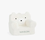 My First Anywhere Chair®, Ivory Sherpa Bear Slipcover Only