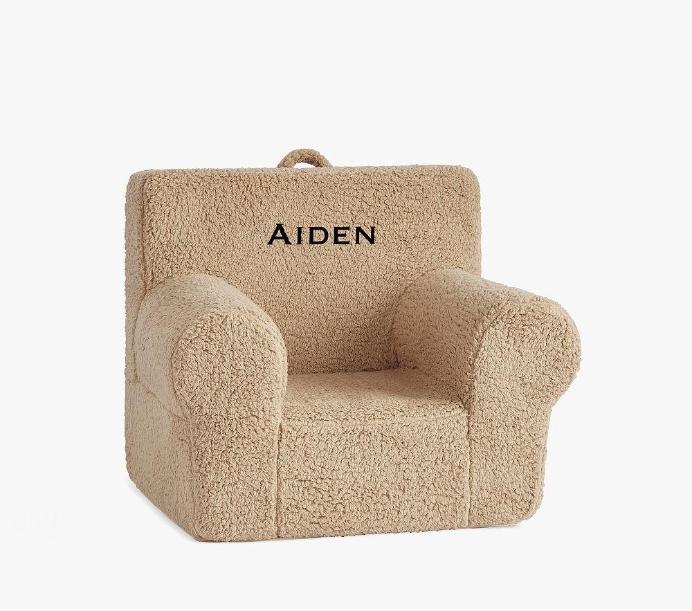 Kids Anywhere Chair&#174;, Cozy Oatmeal Sherpa Slipcover Only