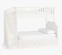 Ava Regency Single-Over-Double Stair Bunk Bed, Simply White, In-Home Delivery