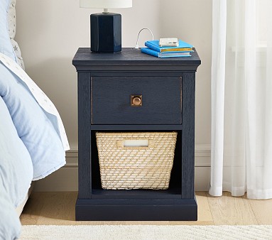 Charlie Nightstand with Charging Station and Nightlight (19")