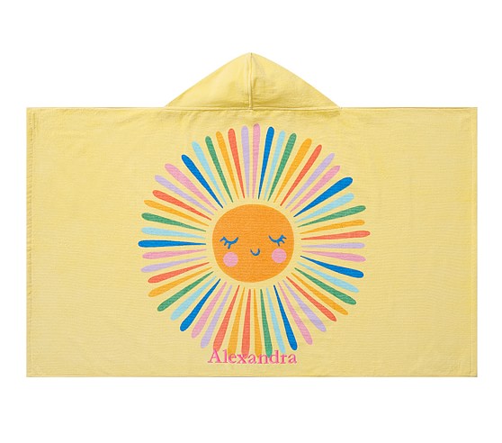 Sunshine Kid Beach Hooded Towel UPF 50+