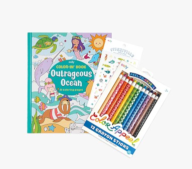 Happy Pack: Outrageous Ocean Appeal Colouring Pack