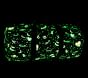 Mackenzie Rainbow Heart Galaxy Glow-in-the-Dark Large Duffle Bag