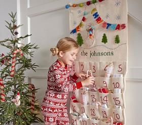 Merry & Bright Kids Advent Calendar | Pottery Barn Kids