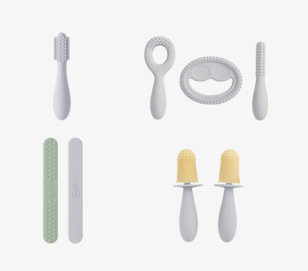 EZPZ Pre-Feeding Essentials Kit- Color : Pewter