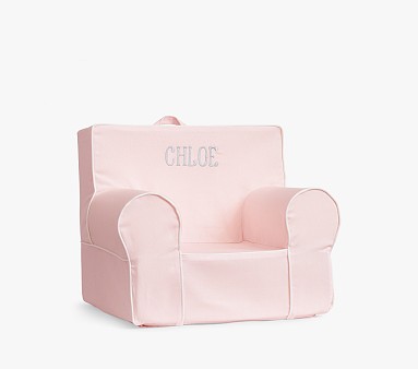 My First Anywhere Chair&#174;, Pearl with White Piping