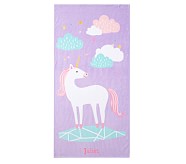Unicorn Kid Beach Towel