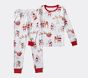 Heritage Black Santa Organic Tight Fit Pajama, Black Santa, 6