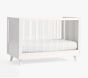 Sloan Acrylic Convertible Crib, Simply White, Parcel