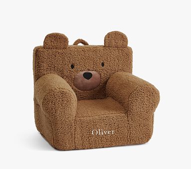 Caramel Sherpa Bear Anywhere Chair® Slipcover Only